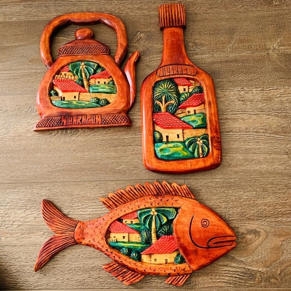 Wooden hand crafted kitchen set - Picture 8 of 12